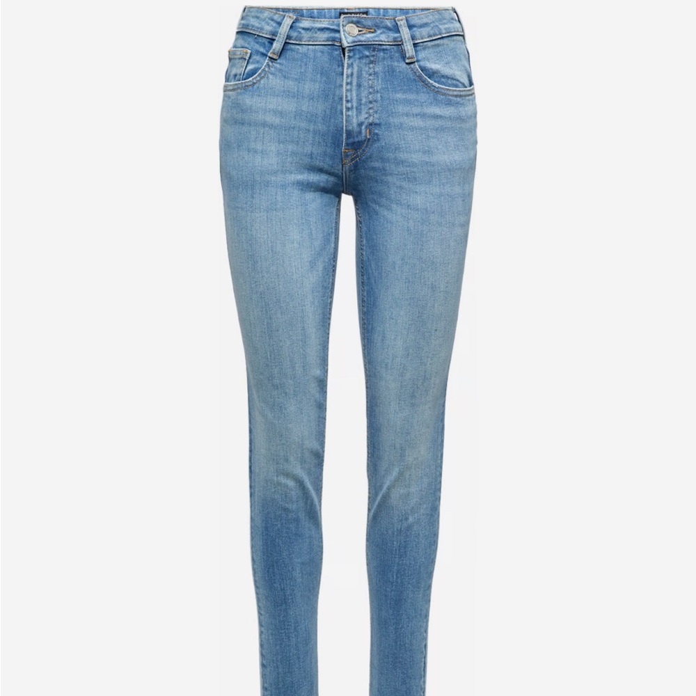 Frank & Oak Light Blue Skinny Jeans